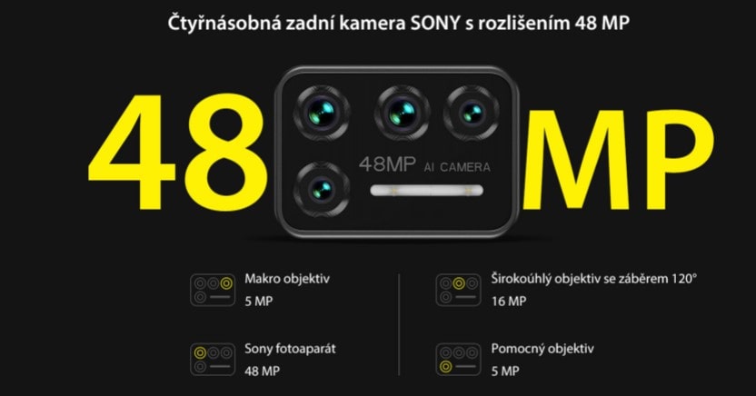 UMIDIGI BISON Plus zadní čtyřnásobná kamera